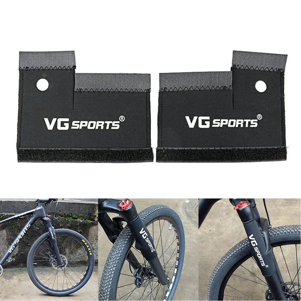 

1 пара защитная накладка VG для передней вилки горного велосипеда, обмотка рамы вилки, защитная накладка для вилок 80-100 мм, велосипедные аксессуары, детали