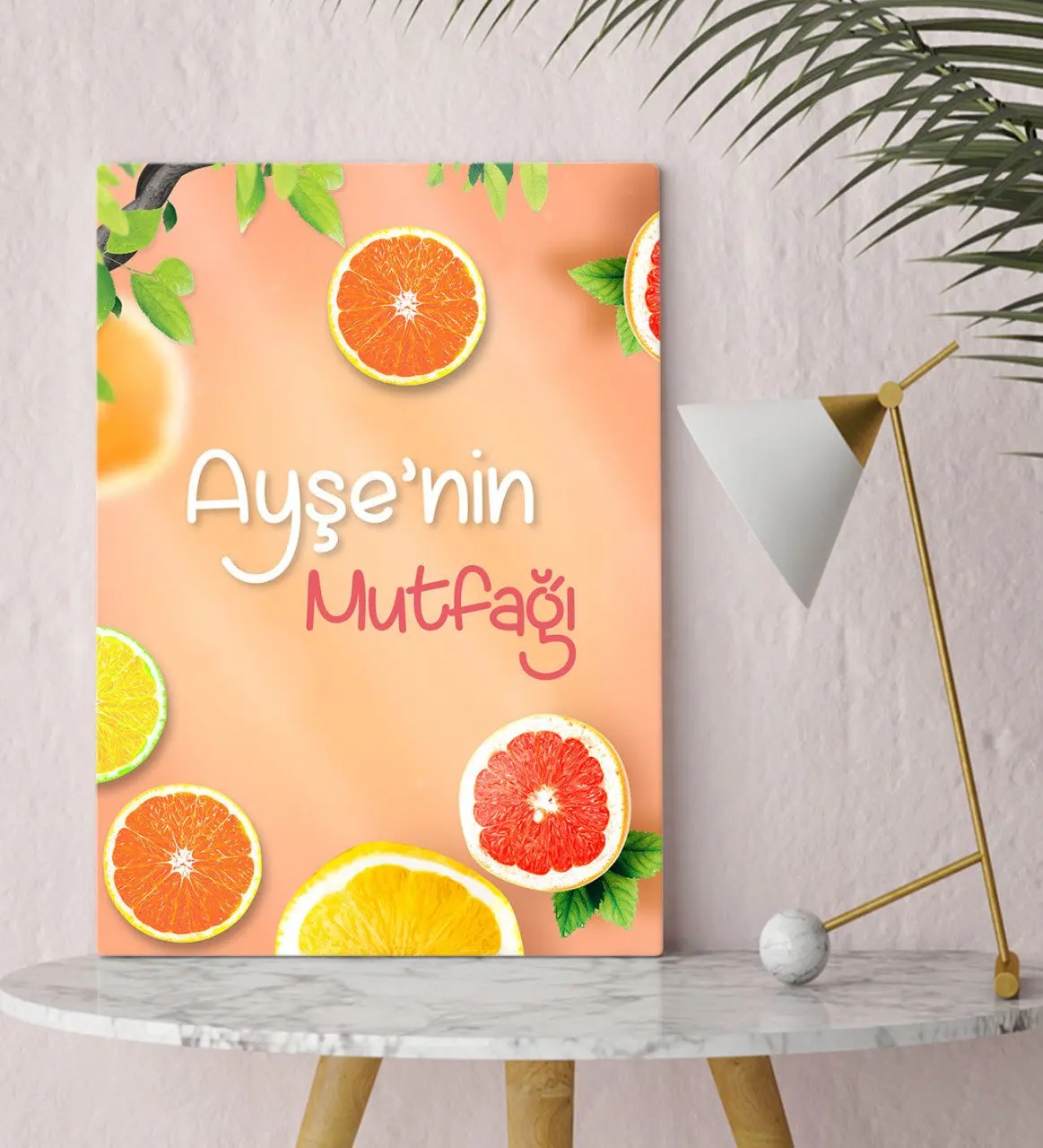 

Персонализированный кухонный холщовый стол konsepli 30x50 см-2