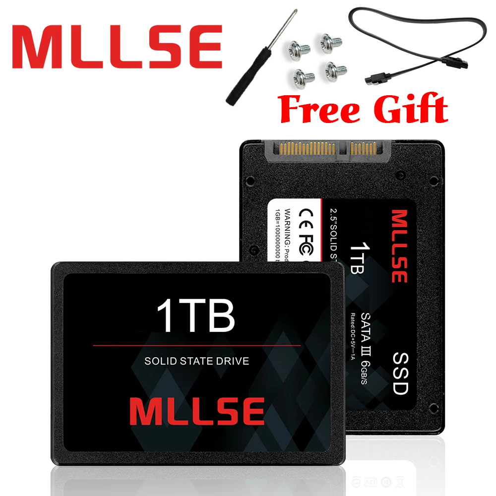 MLLSE ssd sataIII 1 ТБ 2 5 дюйма TLC 500 МБ/с. Внутренние твердотельные накопители SMI/Phison/Realtek