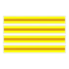 4 шт. Отечественной наклейки-флаг полосы виниловая KK ПВХ 13 см X 1,7 см окна автомобиля мотоцикла украшения настройки Южный Вьетнам наклейки