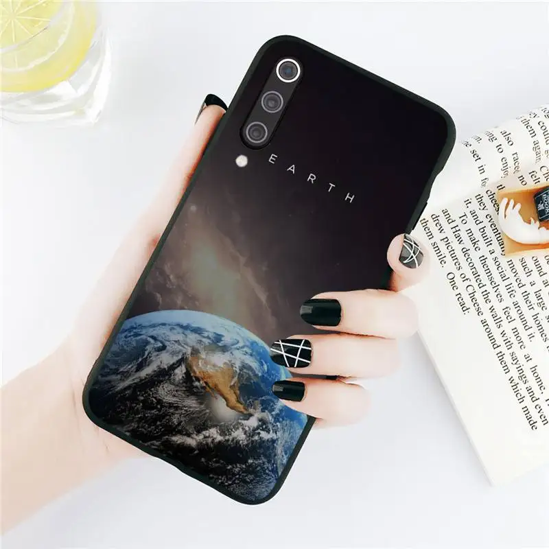 

Planets Earth Mars Space Solar System Phone Case For Xiaomi Redmi note 7 8 9 t max3 s 10 pro lite Luxury brand shell funda coque