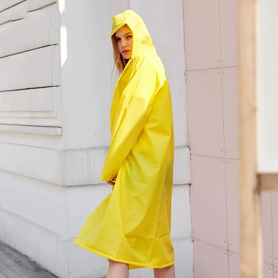 Водонепроницаемая ветровка для походов куртка дождевик мужские желтые