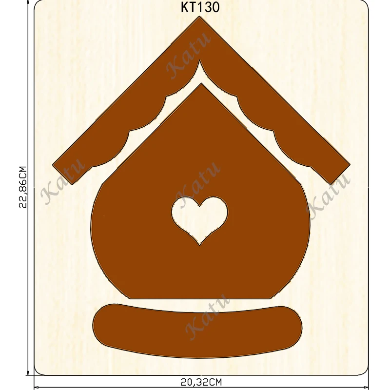 

Christmas Decoration Pendant Cottage cutting dies Suitable for common die-cutting machines in the market