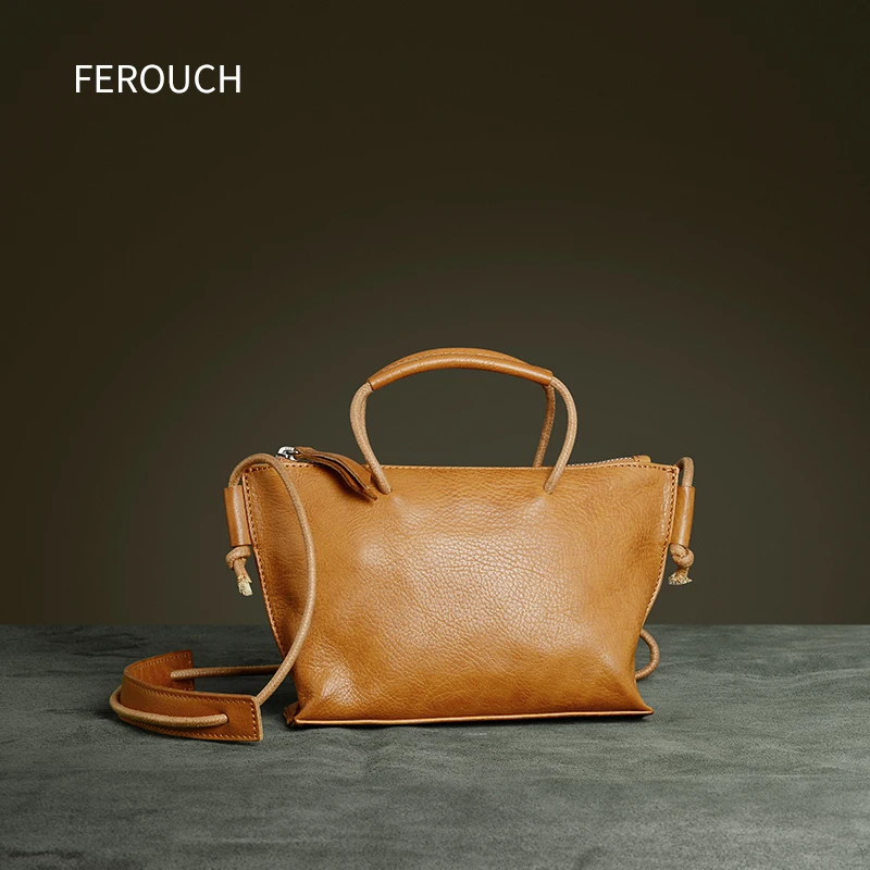 

Оригинальная Женская сумочка из натуральной кожи в стиле ретро Ins Mori Division College Art, сумка на плечо для переноски через плечо, 8975