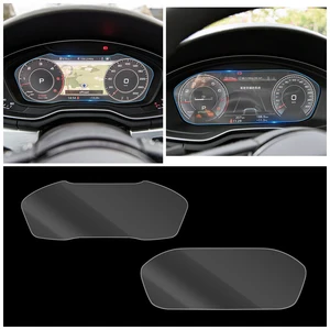 For Audi A4 2016-2021 Car Dashboard Instrument Panel LCD Screen Tempered Glass Protective Film Anti Scratch Accessories