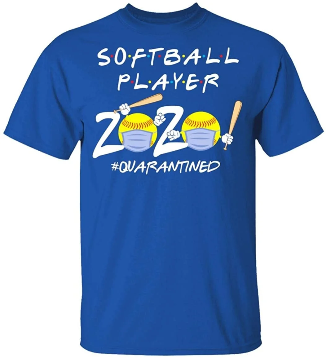 

Funny Softball Hitting Stride Chasing Ball 2020 T-Shirt - Stay at Home Quarantined 2020 Softball Lover Shirt