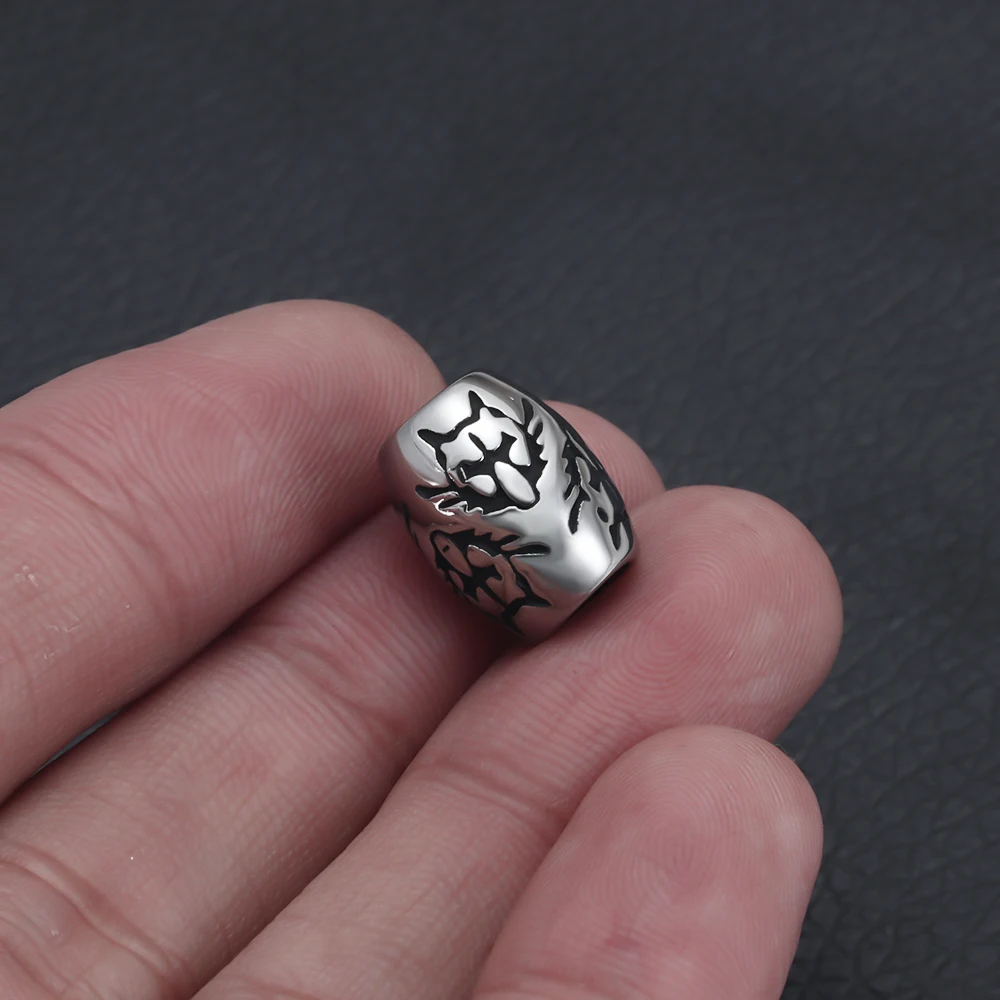 4 шт. Нержавеющая сталь Паракорд Ножи шнурки Аксессуары борода бусины с головой