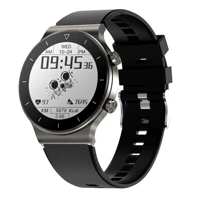 megir black full circle screen sports health smart watch men heart rate blood pressure fitness tracker ip68 sport waterproof sma