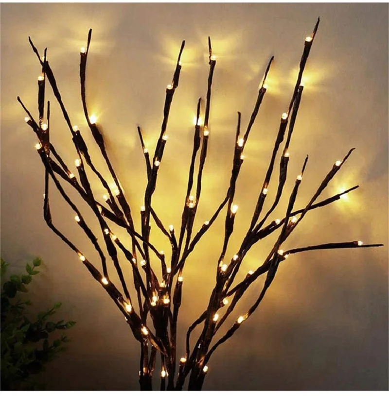 

New LED branch light room decoration light holiday light branch light 20 heads home vase decoration tree light