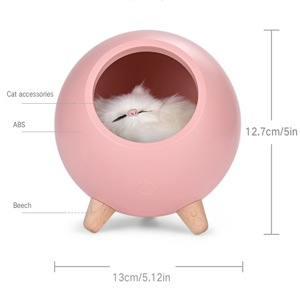 

LED Night Light Nursey Light For Kid Baby Stepless Touch USB Rechargeable Table Lamp Home Decor Cute Light For Bedroom Decor