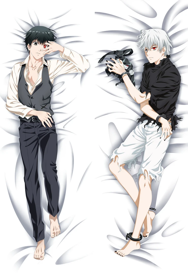 Короткая футболка с героями из японского аниме Tokyo Ghoul Ken Kaneki Uta JUZO SUZUYA наволочка