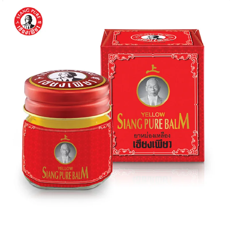 

Thailand SIANG PURE balm oil Sprain for shoulder neck head abdomen waist hand and foot pain Relax backpain relief dizziness