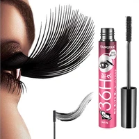 4d smudge proof mascara waterproof eyelash fiber black ink rimel curling eye lash lengthening makeup extension volume mascara