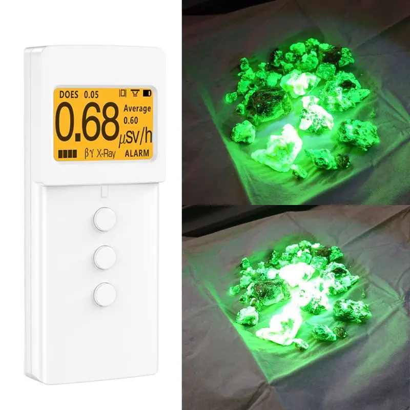 

J2FB Geiger Counter Nuclear Radiation Dosimeter Beta Gamma X-ray Tester KB6011 4011 Detector