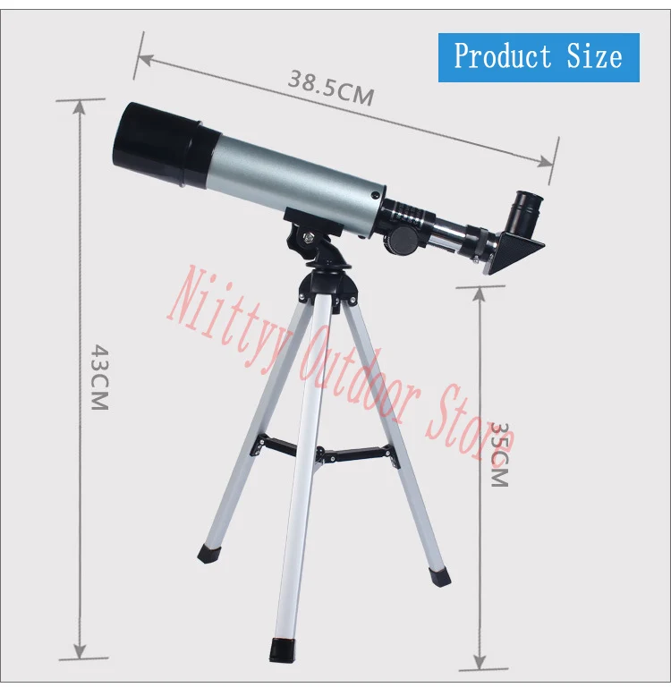 F36050 Telescopio астрономический HD телескоп космическая Зрительная труба 360/50 мм 90X зум астрономические телескопы Профессиональный Монокуляр