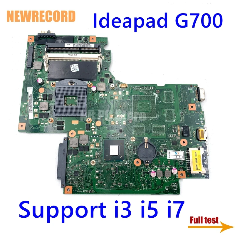 NEWRECORD 11S10250048 rev 2.1 for Lenovo Ideapad G700 laptop motherboard HM76 J8E BAMBI main board full test