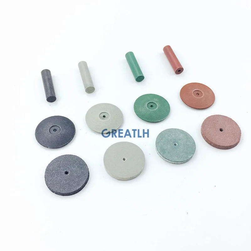 100 шт. зубные резиновые полировальные диски|Стомотологические сверла и щетки| |