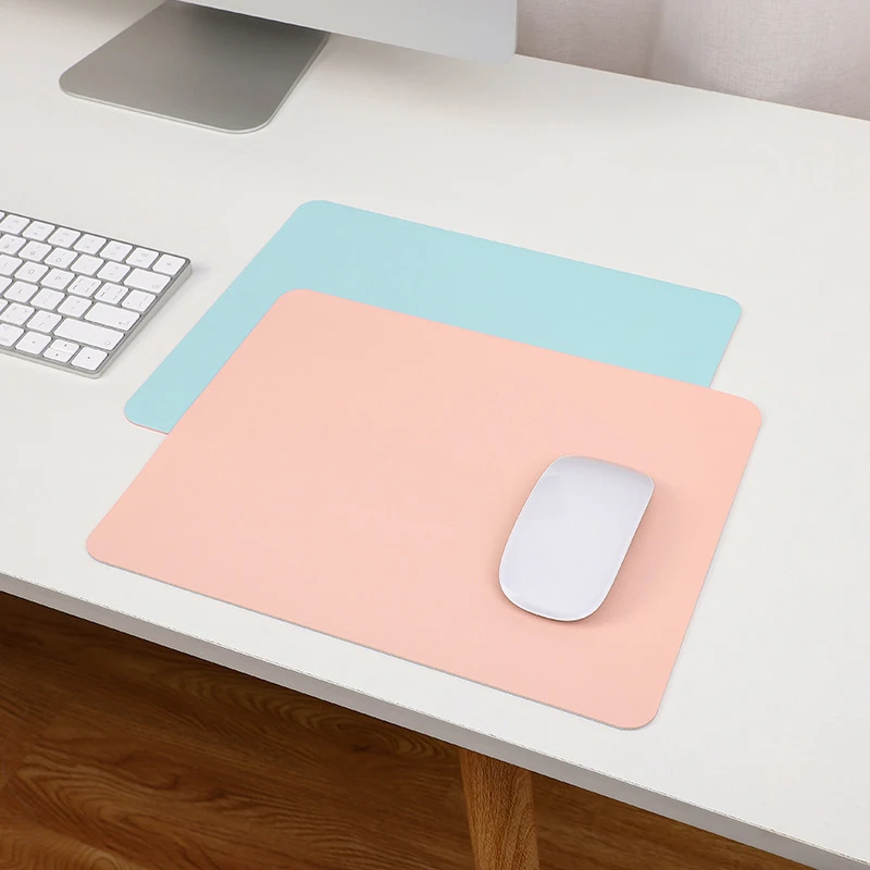 

PU Mouse Pad Non-Slip Gaming Mouse Pad Waterproof Anti-Scratch Double Sided Computer Mice Mat For PC Laptop Desktop