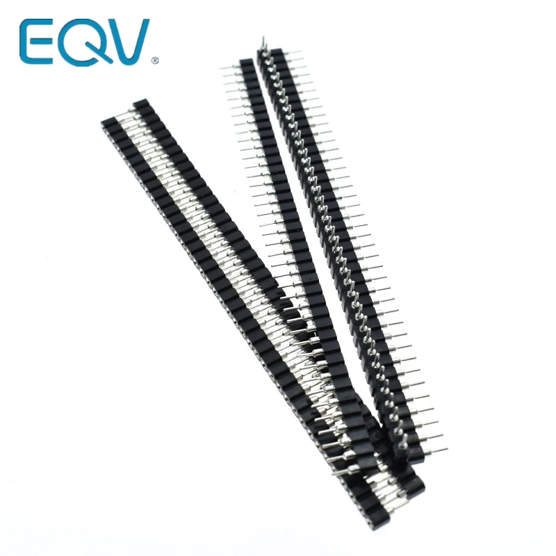 10 шт. 2 54 мм однорядный 40 контактов Круглый 1x40 EQV|pin header|female pin header10 pcs |