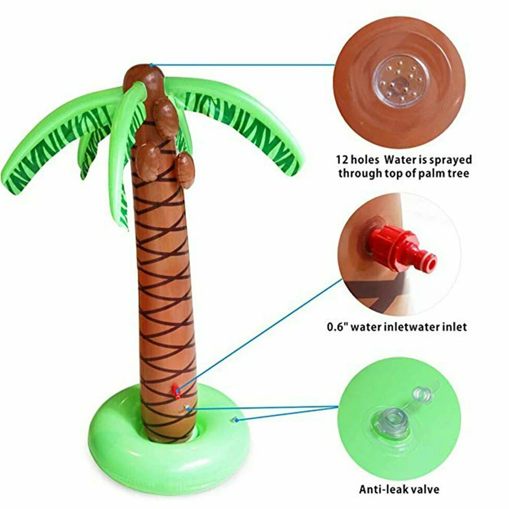 

61inch Fun Backyard Stable Water Sprinkler PVC Kids Toy Family Cool Off Inflatable Tree Gift Outdoor Sandbeach Party Summer