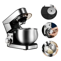 6 speed food processor mixer electric whisk egg beater cream blender dough machine with stainless steel bowl
