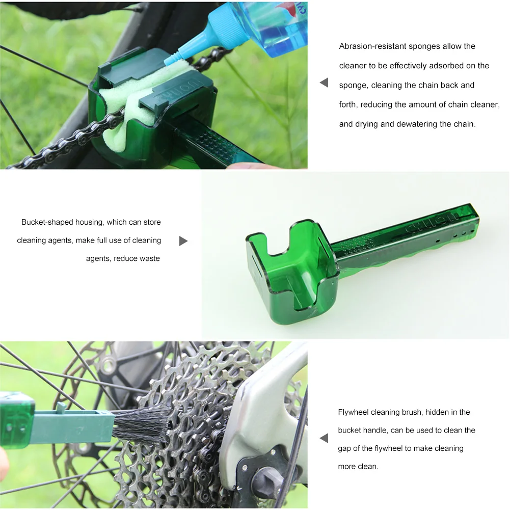 Велосипедные аксессуары многофункциональная зубная щетка для мытья цепи серп
