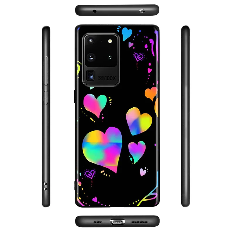 

Pink Sexy Lip Love Heart For Samsung Galaxy A01 A11 A12 A21 A31 A41 A42 A51 A71 A91 A32 A52 A72 A02S Phone Case