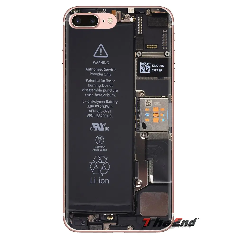 For Samsung Galaxy S3 S4 S5 Mini S6 S7 Edge S8 S9 S10 Plus Note 3 4 5 8 9 Transparent Soft Case Covers A6 A7 Chip Internal Board |