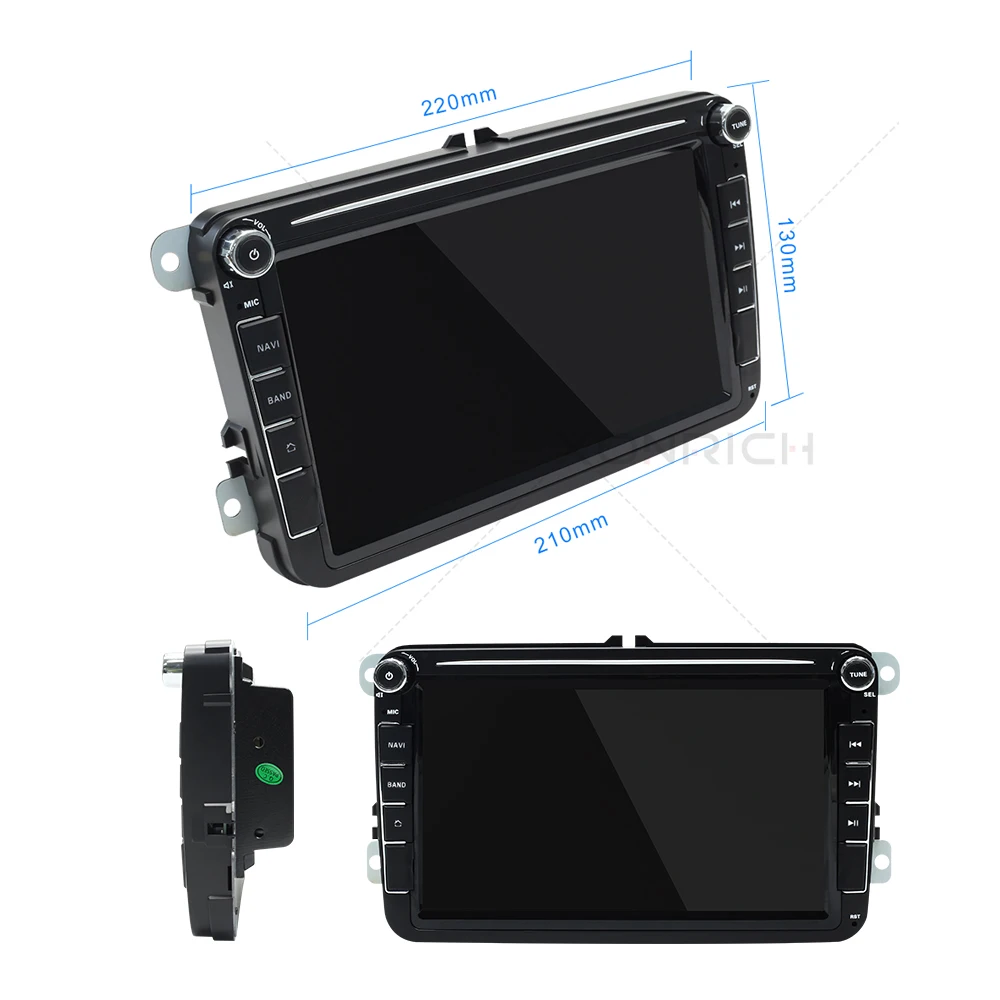 Автомобильный мультимедийный плеер Carplay на Android 11 4 Гб с GPS для