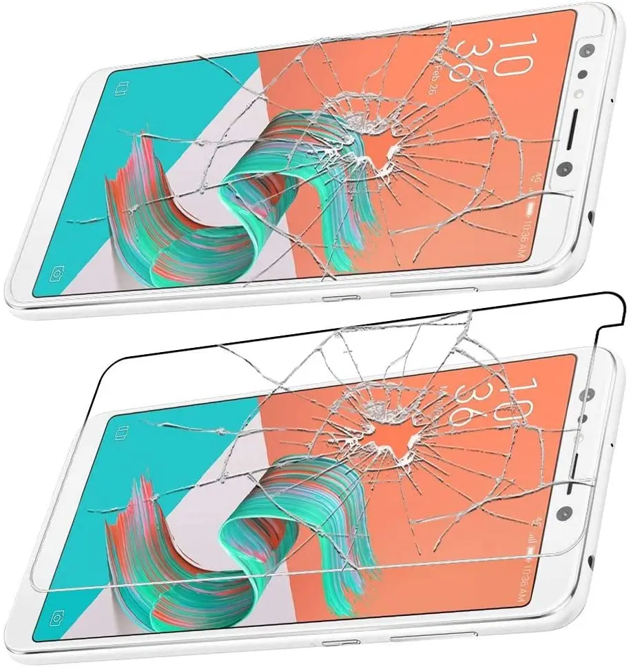 Защитный чехол Asus Zenfone 5 Lite ZC600KL протектор экрана прозрачное закаленное стекло HD