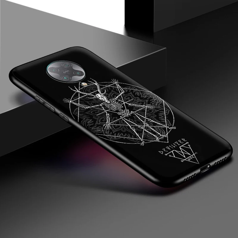 Чехол с головой козы сатаны для Redmi Note 9s 9 8 7 10 10s 10T K40 9T 9C 9A 10X Pro Prime NFC | Мобильные
