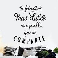 funny spanish quotes wall sticker self adhesive vinyl waterproof wall art decal for living room bedroom wall art decals ru127