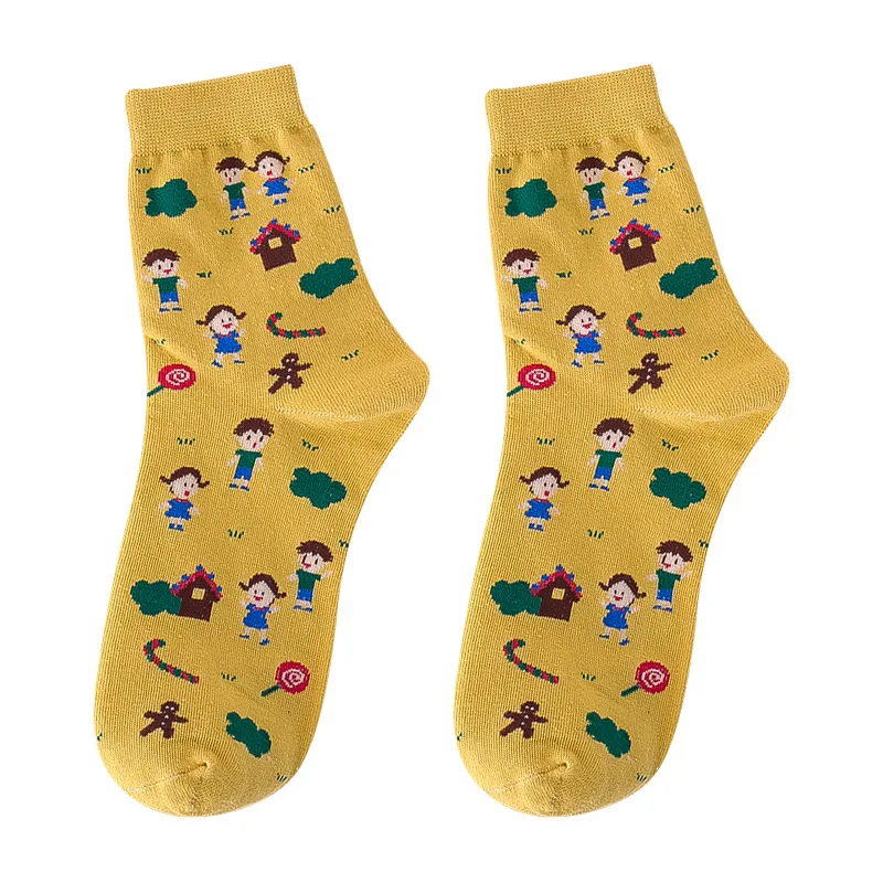 

Harajuku Women's socks Korean Japanese cute cubs in stocking sock Cute Woman socks Short socks for women
