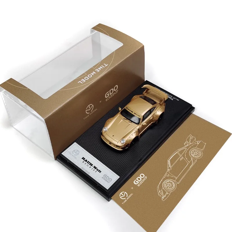 Модель времени x GDO мастерская 1:64 RWB 993 черный остров выпадающая литая модель