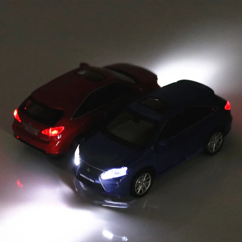 Литые под давлением 1:32 машинки из цинкового сплава модель LEXUS Rx450 King of Sound светильник автомобиль откатные детские игрушки для мальчиков грузовик Игрушечная модель самолета ZW