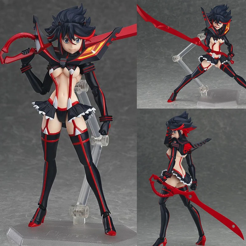 

6inch Anime Kill La Kill Matoi Ryuuko Figma 220 Action Figure Collectable Model Toy Doll Gift