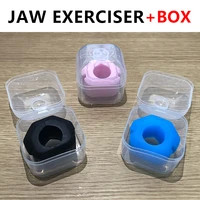 food grade silica gel jawline exercise chew ball muscle trainin fitness ball neck face toning jaw muscle training