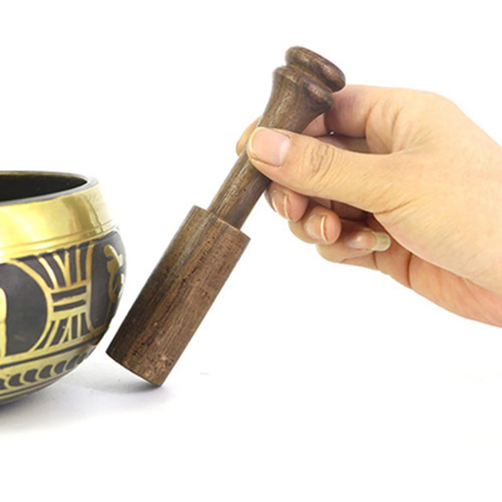 1 шт. шлифовальный стержень тибетская чаша палка молоток деревянная ручка