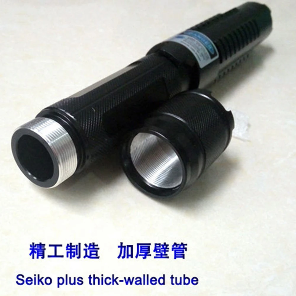 

High-power blue laser flashlight 450nm continuous line 5000M hunting blue laser sight can burn matches/cigars/candles