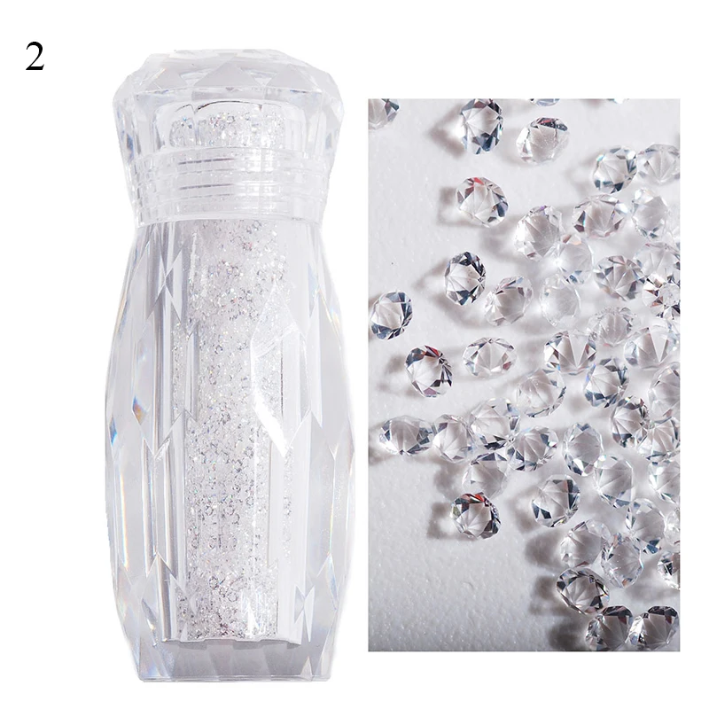 Стеклянные AB кристаллические ногти икра бусины украшения для ногтей DIY