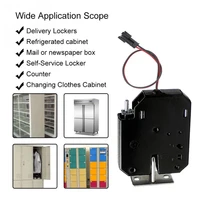 single dual wired 12v 150kg 165lb electromagnetic lock electronic lock for sell machine storage shelf file cabinet locker