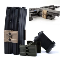 military tactical gun m4 mag595 magazine parallel connector double mag coupler clip holder airsoft hunting accessories