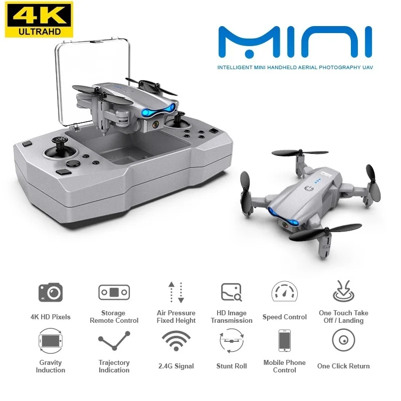 

Мини-Квадрокоптер KY906, 4K HD, Wi-Fi, FPV