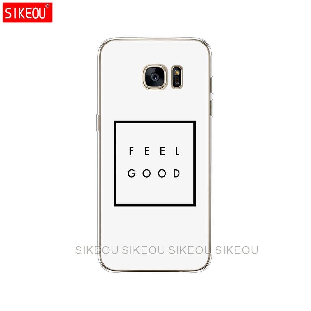 Мягкий силиконовый чехол SIKEOU из ТПУ для Samsung Galaxy S7 G930F G930FD G930W8 телефона|Бамперы| |