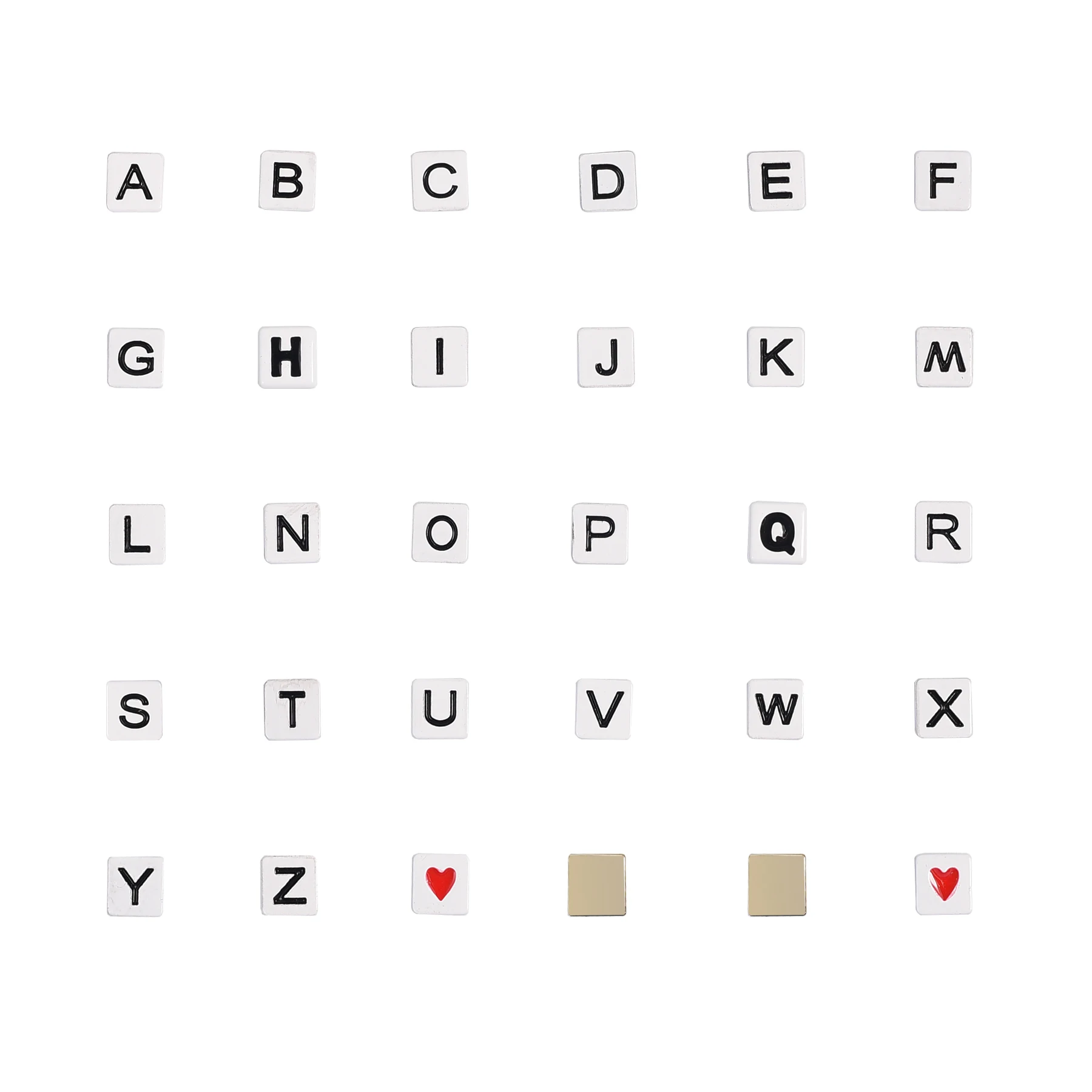 Бусины Алфавит для браслетов 10 дюймов|Бусины| |