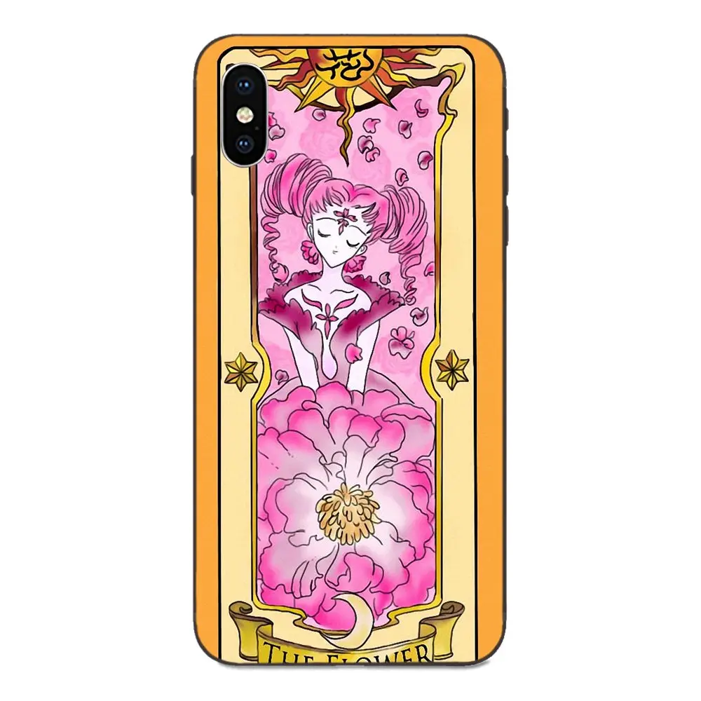 Клоу карты Cardcaptor Sakura для Galaxy A8 A9 звезды Примечание 4 8 9 10 S3 S4 S5 S6 S7 S8 S9 S10 Edge Lite Plus Pro