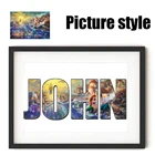 Набор для алмазной вышивки сделай сам, рисунок с названием сказочной принцессы, сказочное название, искусство слов, наборы для вышивки крестиком, детский подарок на день рождения