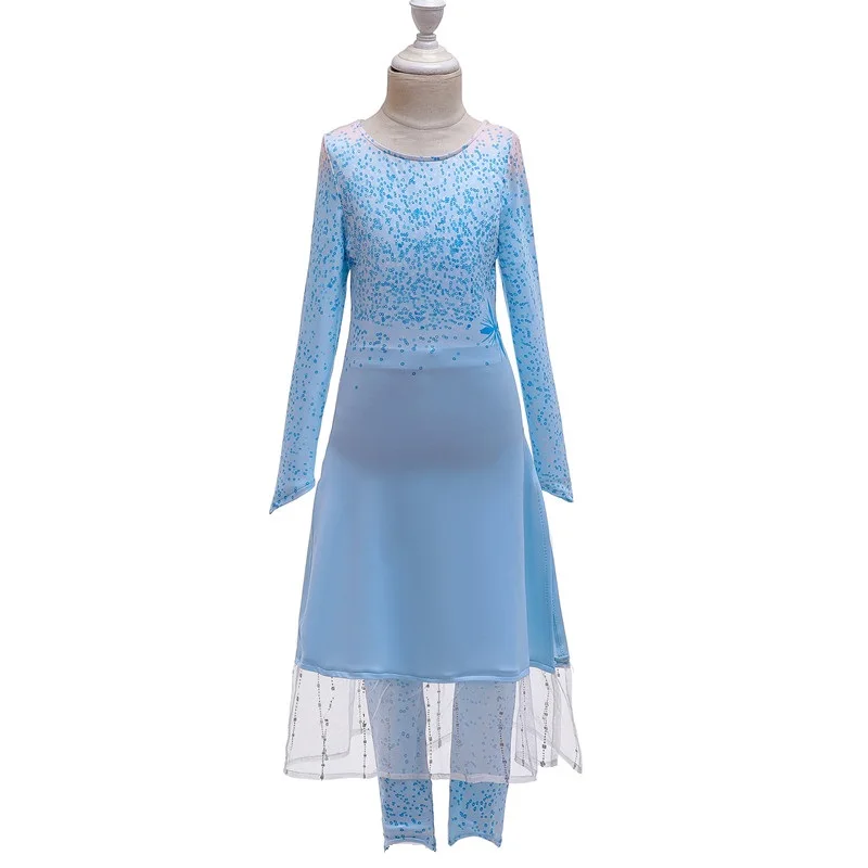 Vestidos infants платья для девочек детские костюмы на Год рождественское платье для вечеринок милые платья в стиле принцессы Эльзы Анны маскарадный костюм