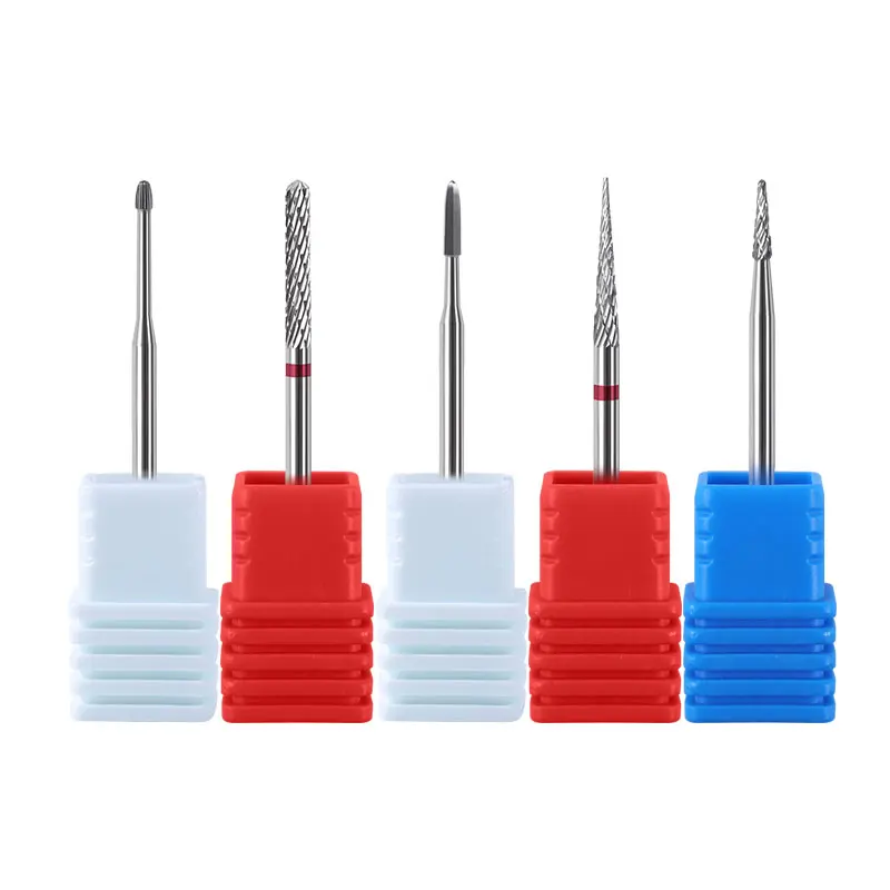 20 Types Tungsten Blue Rainbow Carbide Nail Drill Bit Electric Mills Cutter for Manicure Machine Files Accessories | Красота и