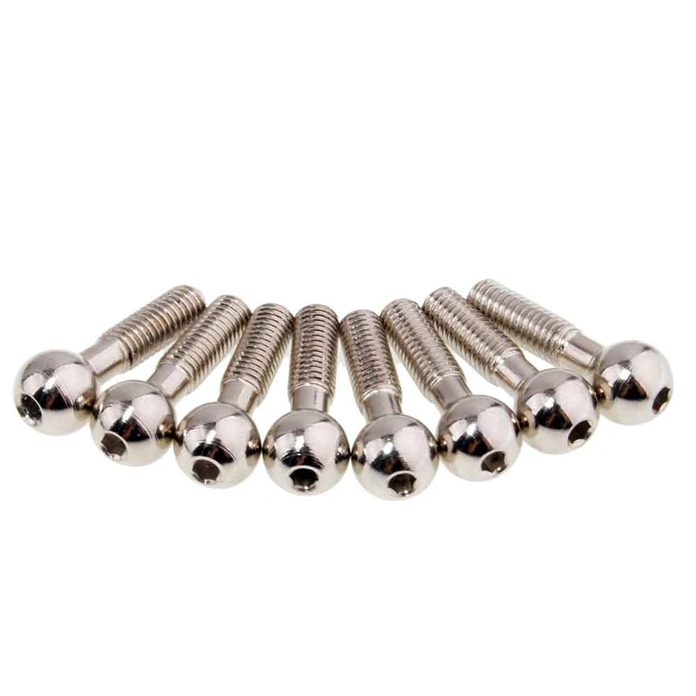 

8pcs 02152 M5 Ball-Head Screw for HSP 1/10 RC Model Car Flying Fish 94122 94166 94155 94177 94188